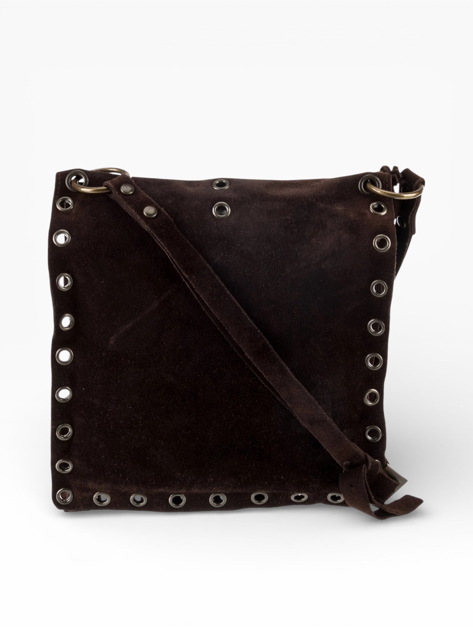 Dolce & Gabbana Suede Fringe Crossbody Bag