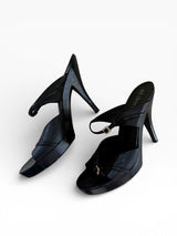 El Dantès Crystal Buckle Platform Mules