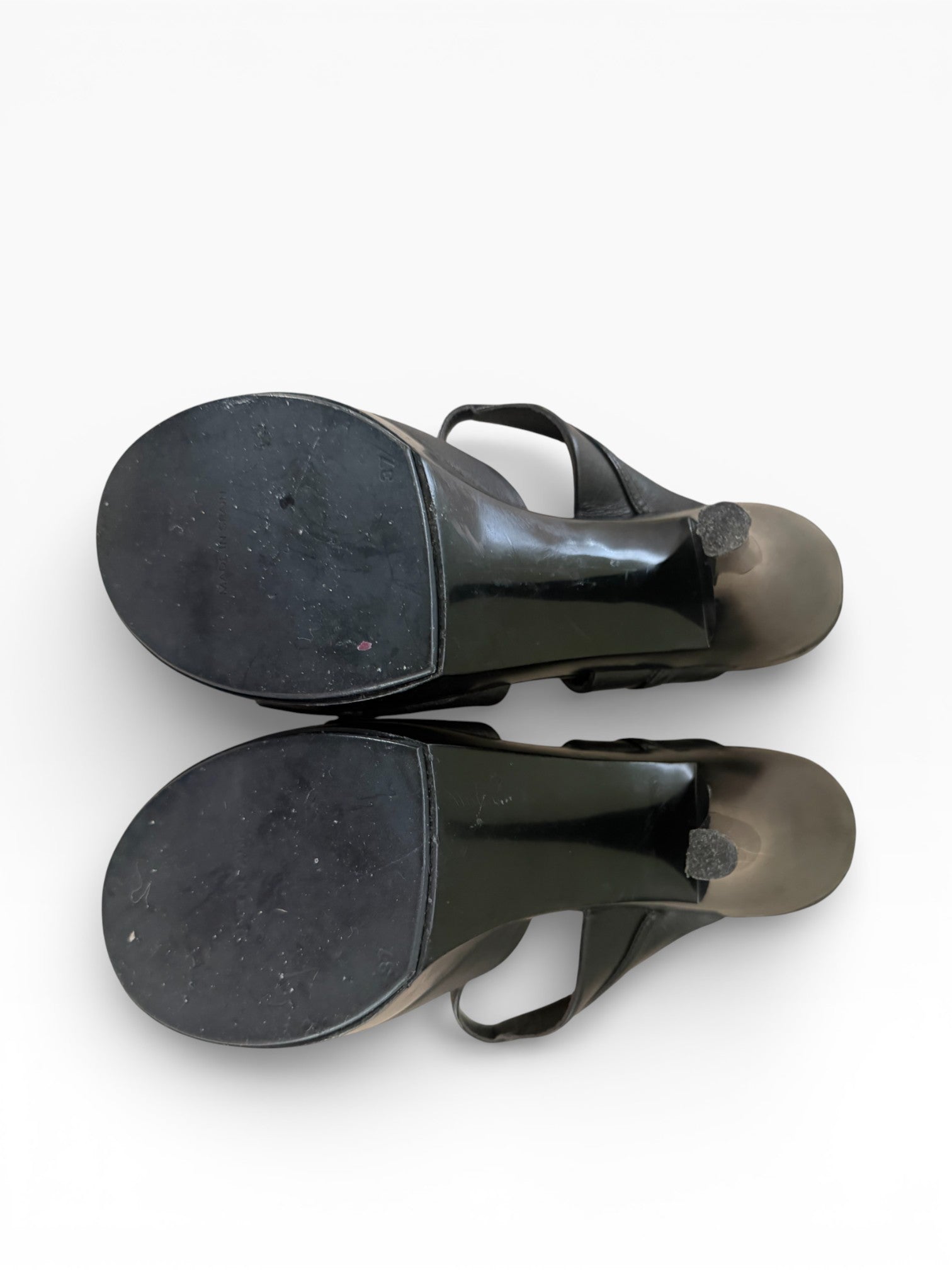 El Dantès Crystal Buckle Platform Mules