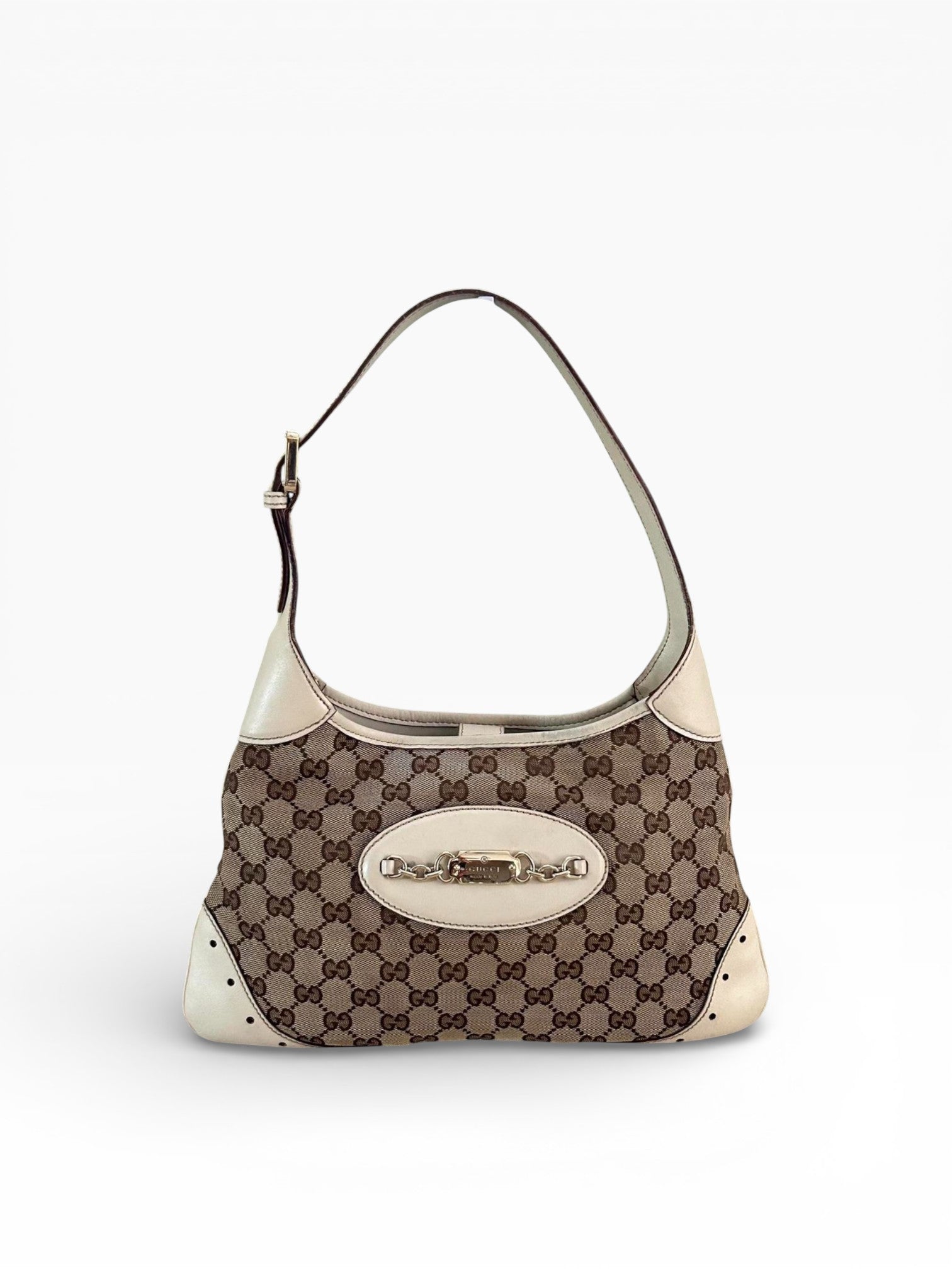 Gucci GG Canvas Punch Hobo Bag