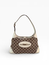 Gucci GG Canvas Punch Hobo Bag