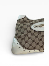 Gucci GG Canvas Punch Hobo Bag
