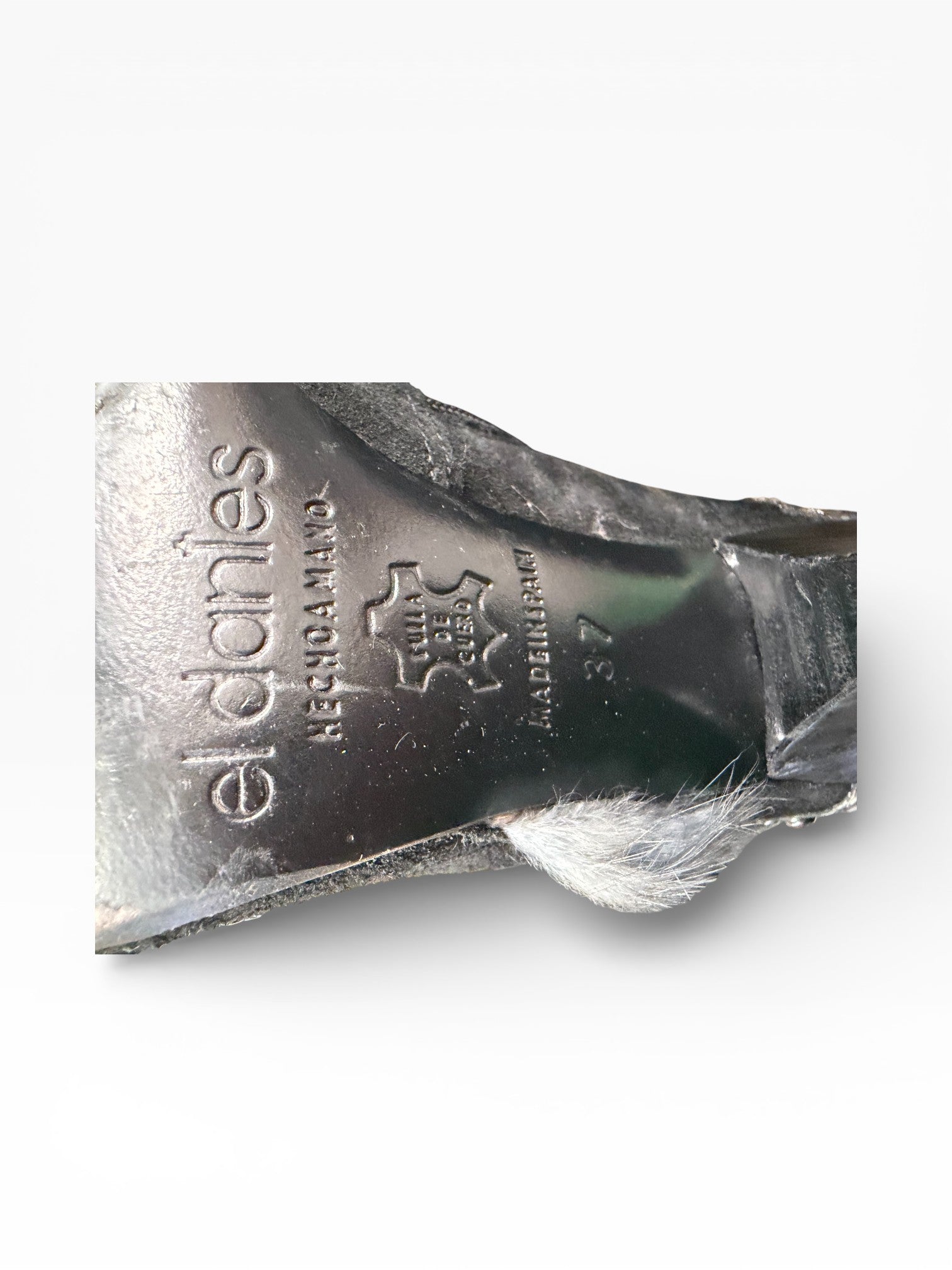 El Dantès Python & Fur Crystal Ankle Boots