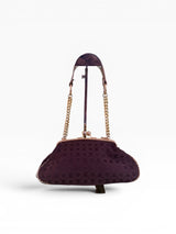 Rocawear Archive Monogram Python Butterfly Chain Shoulder Bag