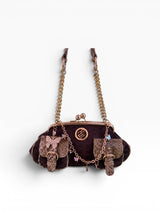 Rocawear Archive Monogram Python Butterfly Chain Shoulder Bag