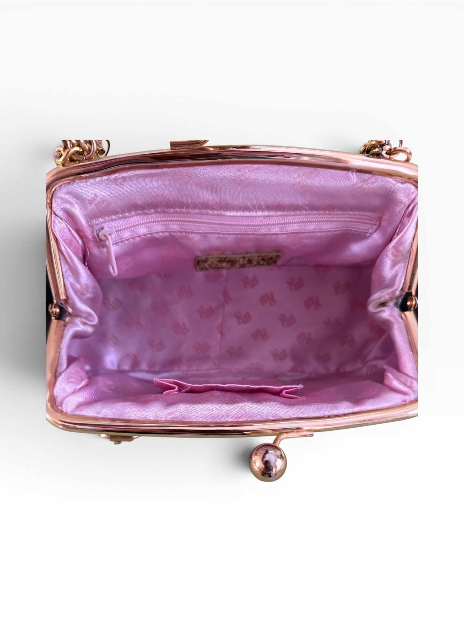 Rocawear Archive Monogram Python Butterfly Chain Shoulder Bag