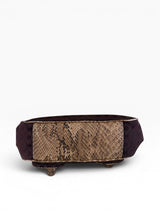 Rocawear Archive Monogram Python Butterfly Chain Shoulder Bag