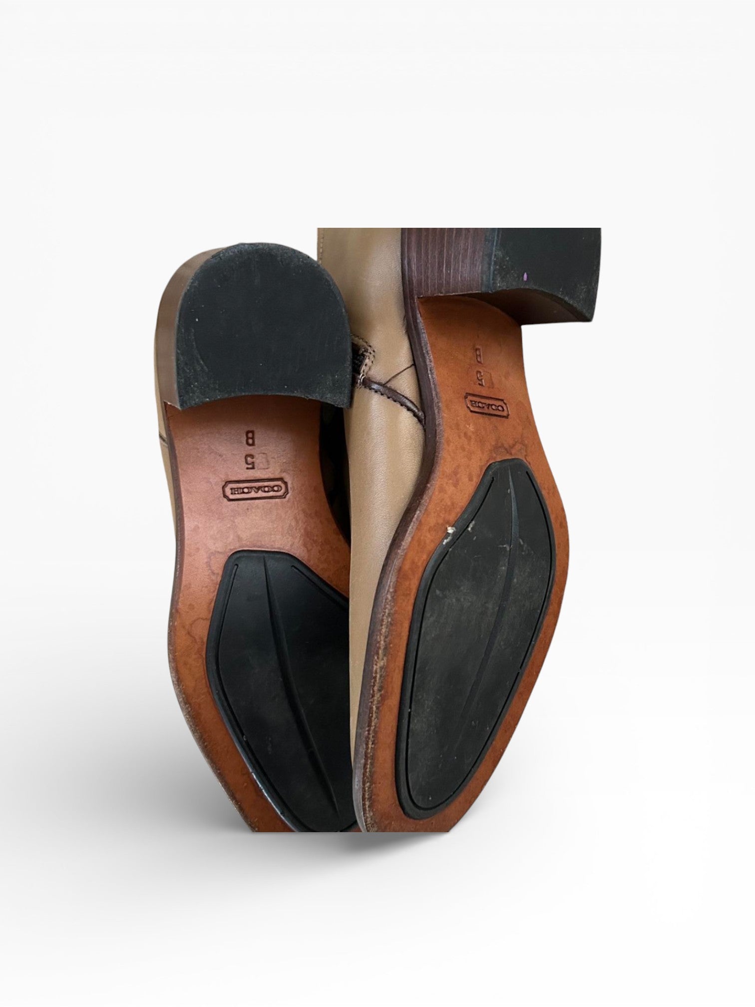 Coach Signature Monogram Riding Boots