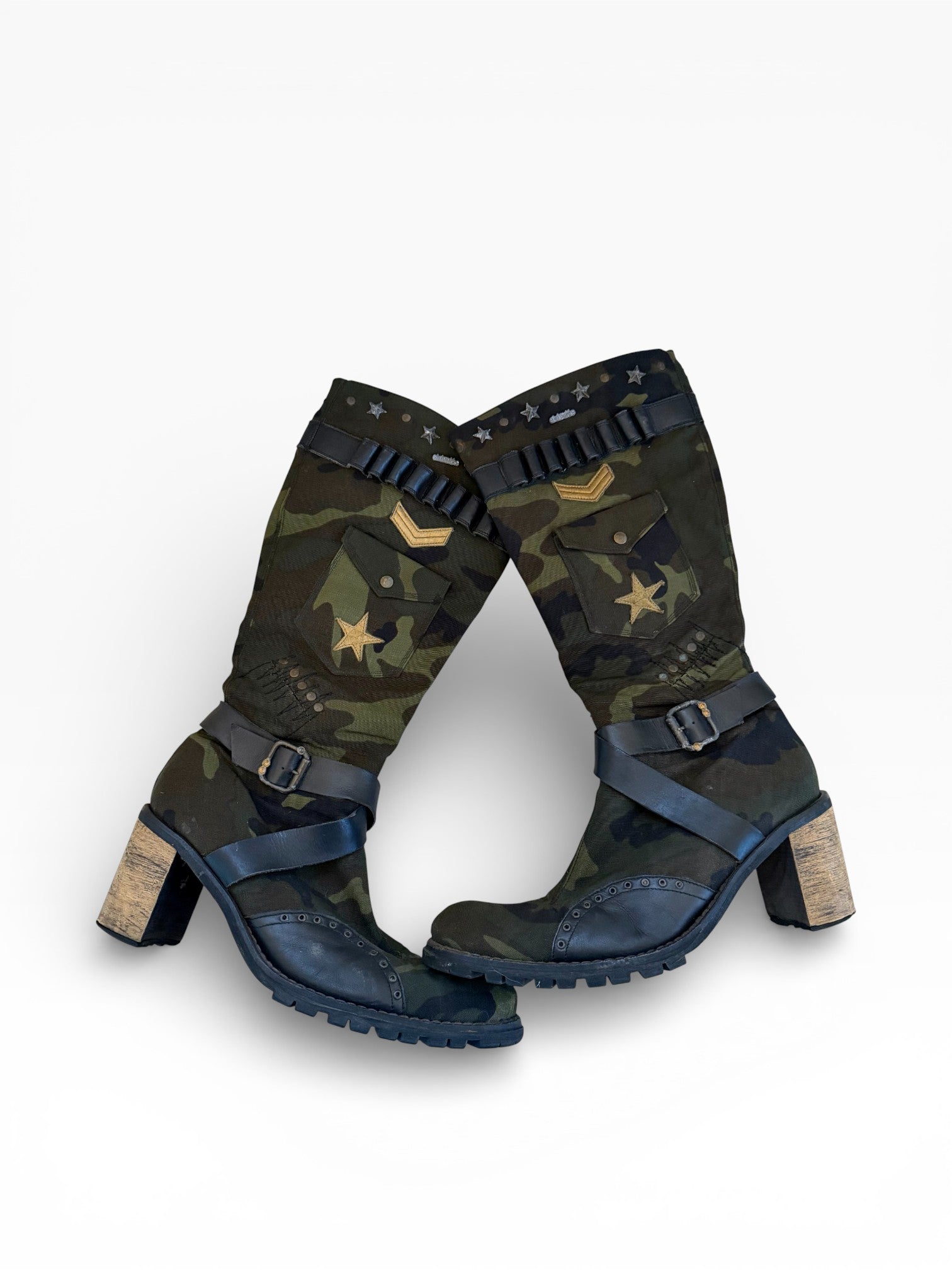 El Dantés Military Camo Boots