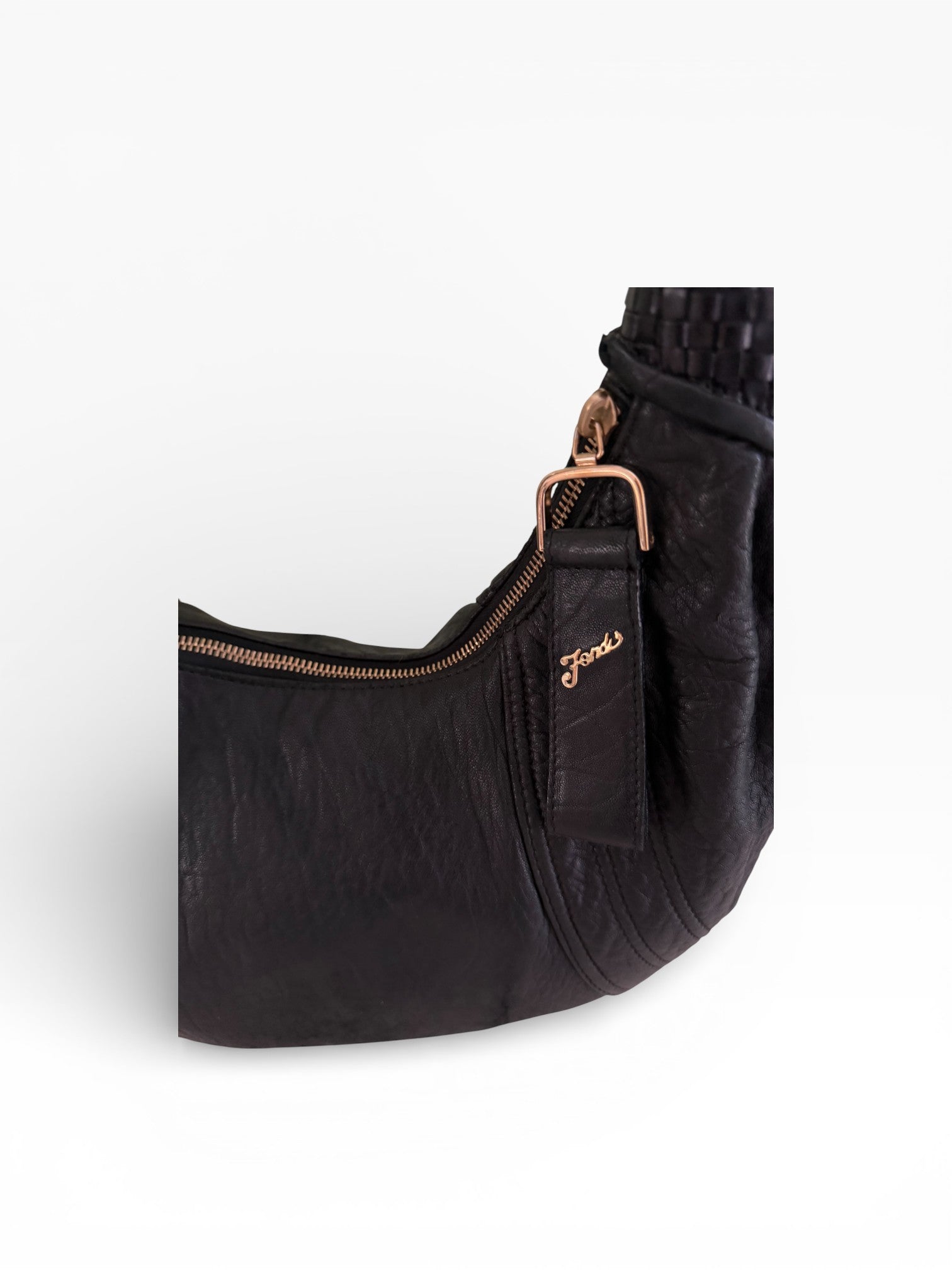 Fendi Spy Hobo Bag | Black Nappa