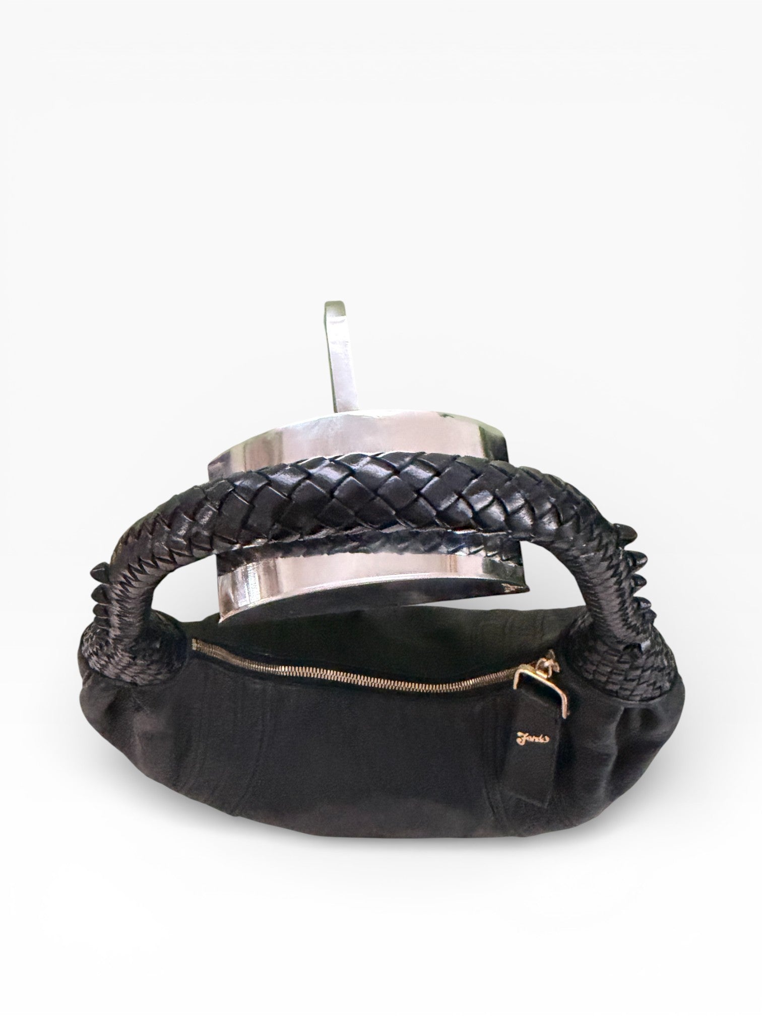 Fendi Spy Hobo Bag | Black Nappa