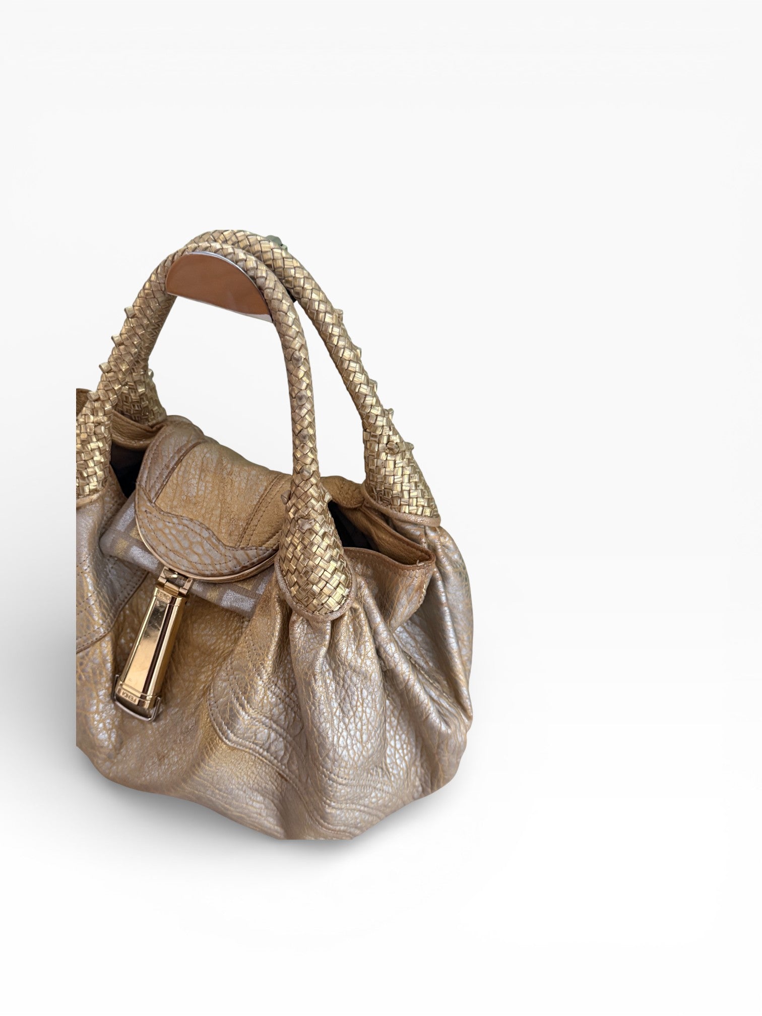 Fendi Spy Bag | Gold Metallic