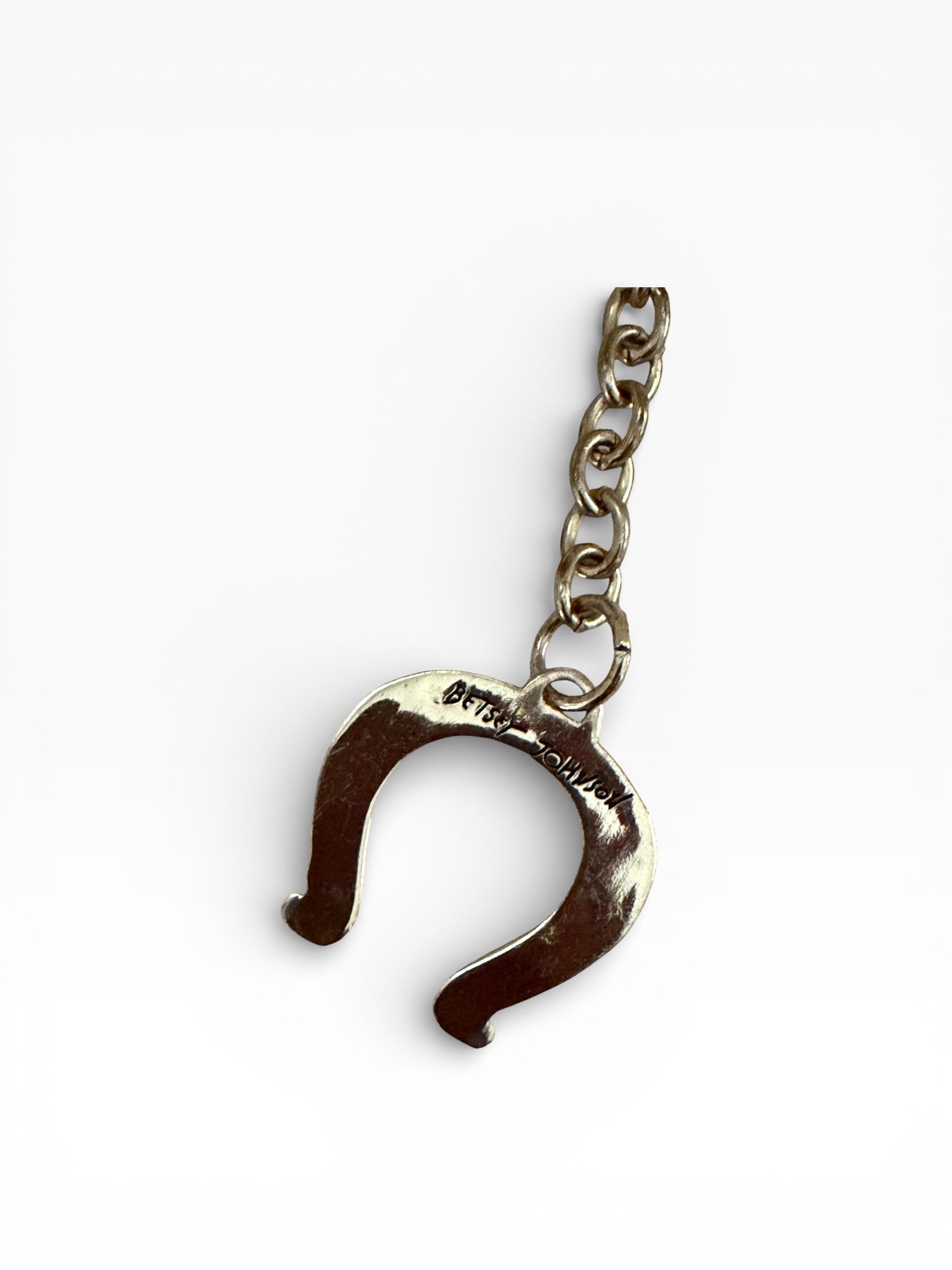 Betsey Johnson Kiss-Lock Mini Bag with Gold Heart Chain