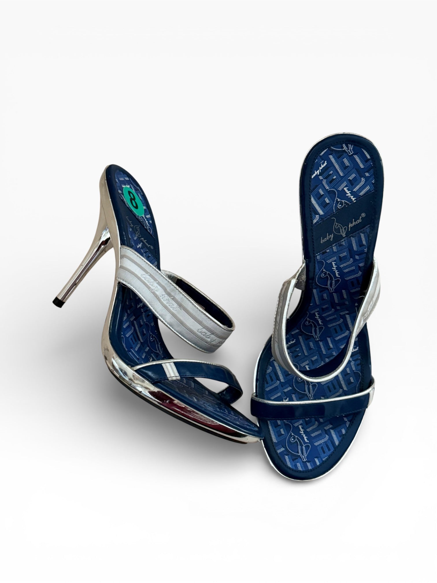 Baby Phat Y2K Chrome Stiletto Heels