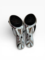 Baby Phat Y2K Chrome Stiletto Heels