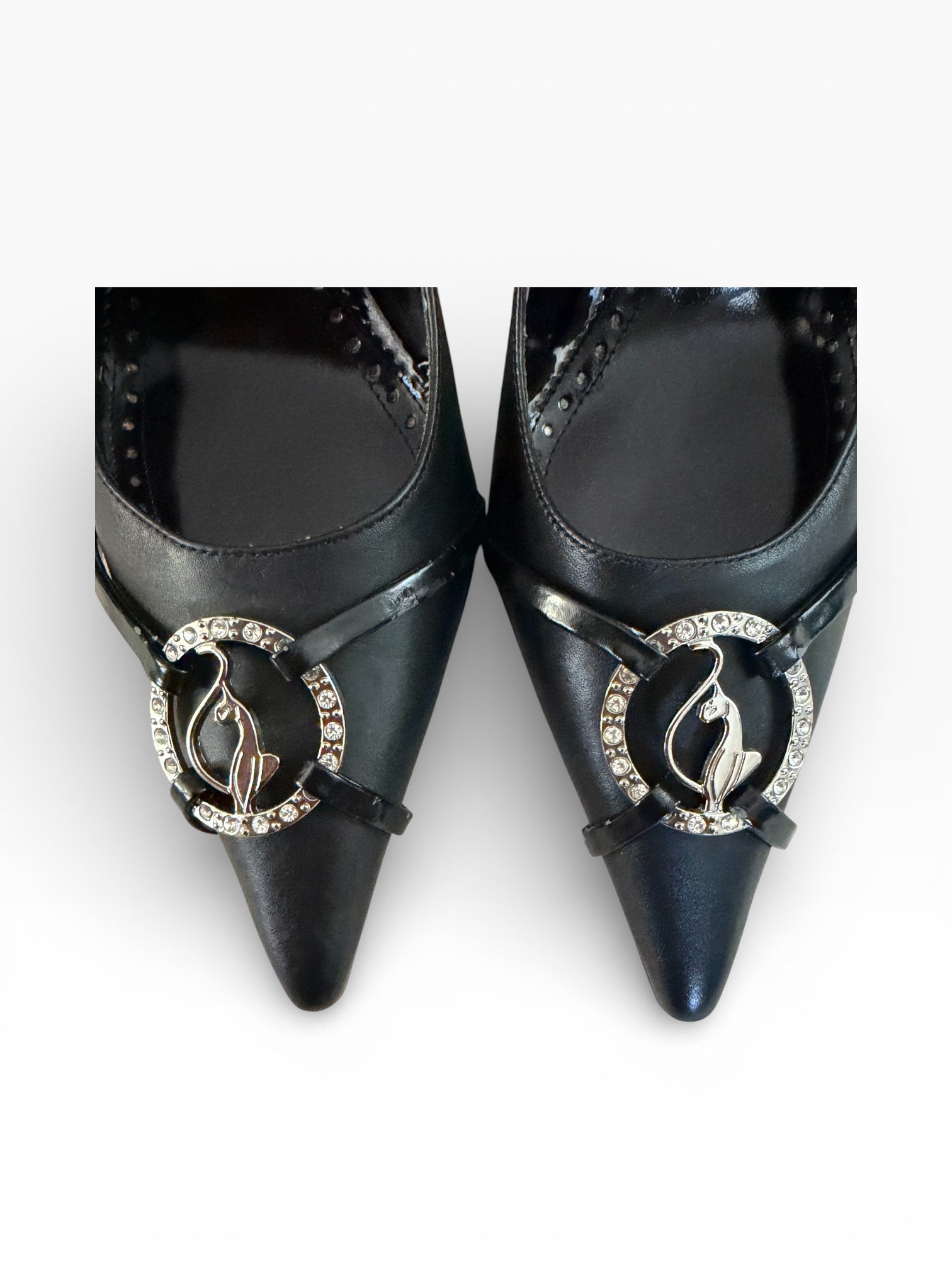 Baby Phat Crystal Cat Logo Pumps
