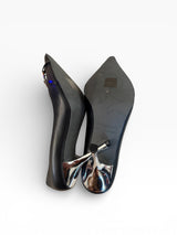 Baby Phat Crystal Cat Logo Pumps