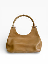 Gucci Bamboo Handle Hobo Bag