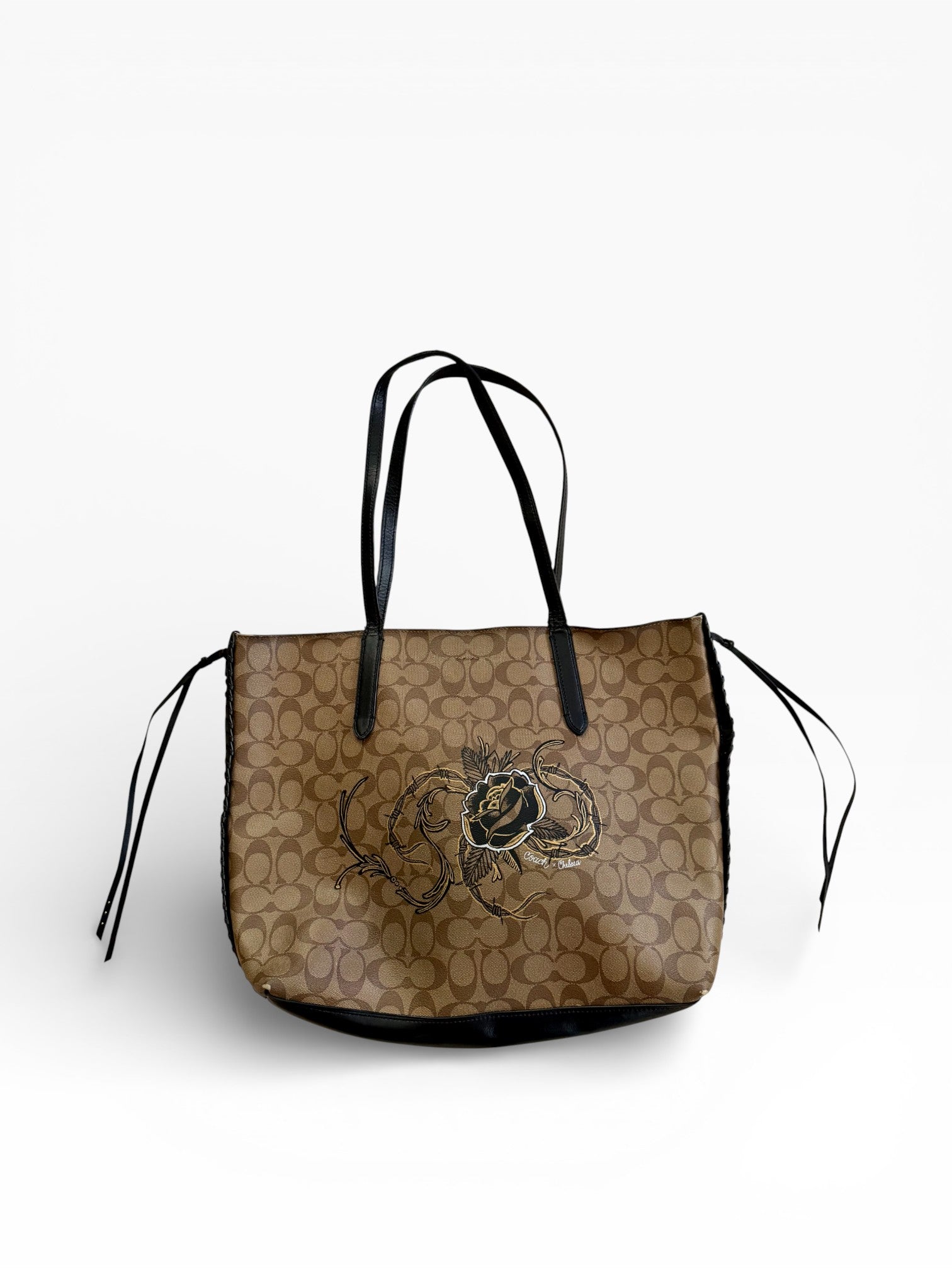 Coach Chelsea Tattoo Rose Signature Tote