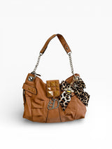 House of Deréon Studded Chain Shoulder Bag