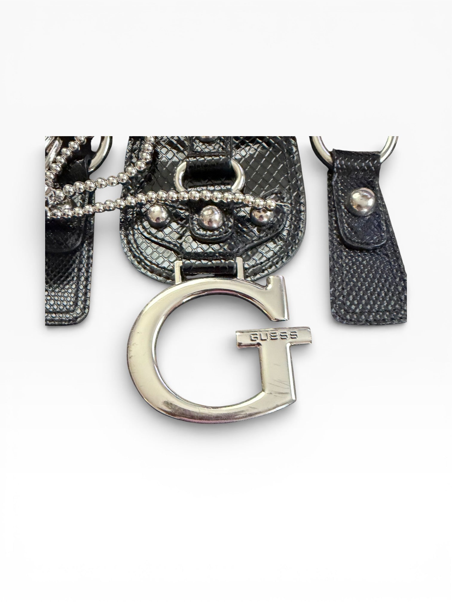 Guess Black Monogram Tote