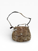 Coach Python Print Turnlock Crossbody Bag
