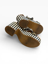 Coach Raffia Fringe Platform Heels