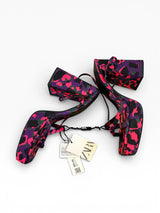 ZARA Pink Leopard Platform Heels