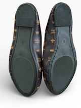 Baby Phat Logo Print Ballet Flats