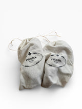 Prada Zebra Print Leather Ankle Booties