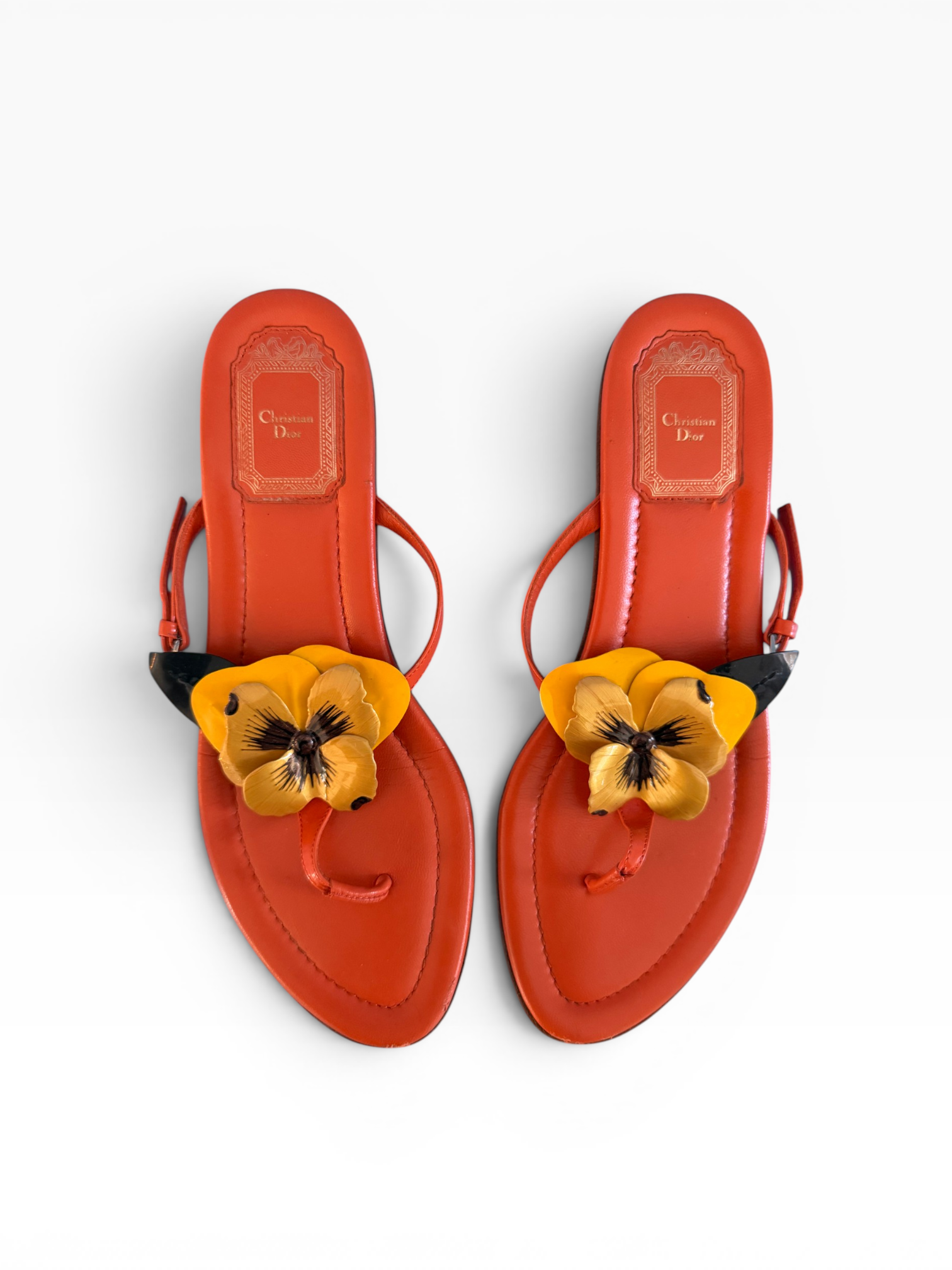 Christian Dior by John Galliano Pansy Thong Sandals