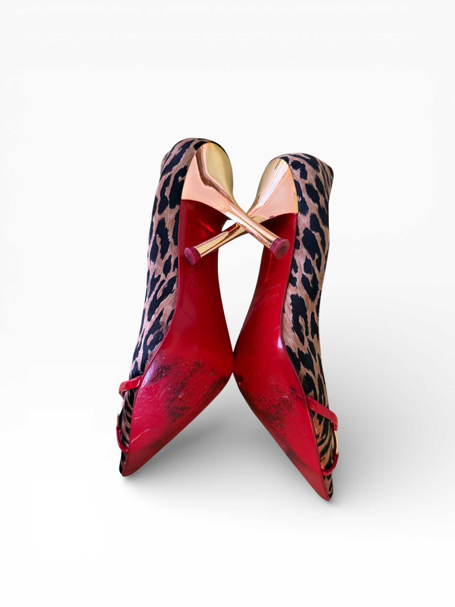 Baby Phat by Kimora Lee Simmons Leopard Crystal Logo Pumps