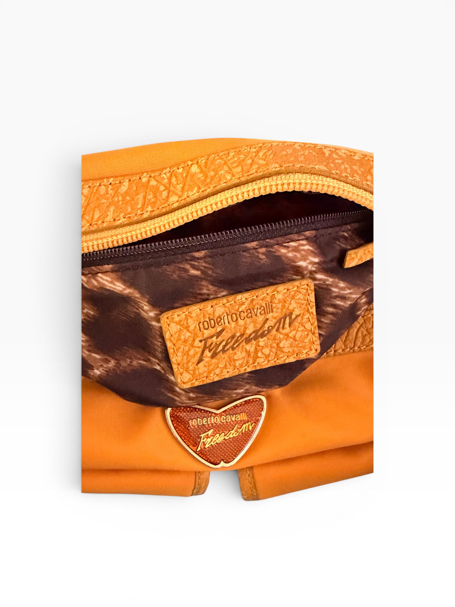 Roberto Cavalli Freedom Y2K Print Barrel Bag