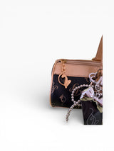 Baby Phat by Kimora Lee Simmons Rose Gold Logo Barrel Bag