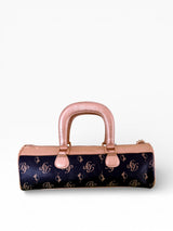 Baby Phat by Kimora Lee Simmons Rose Gold Logo Barrel Bag