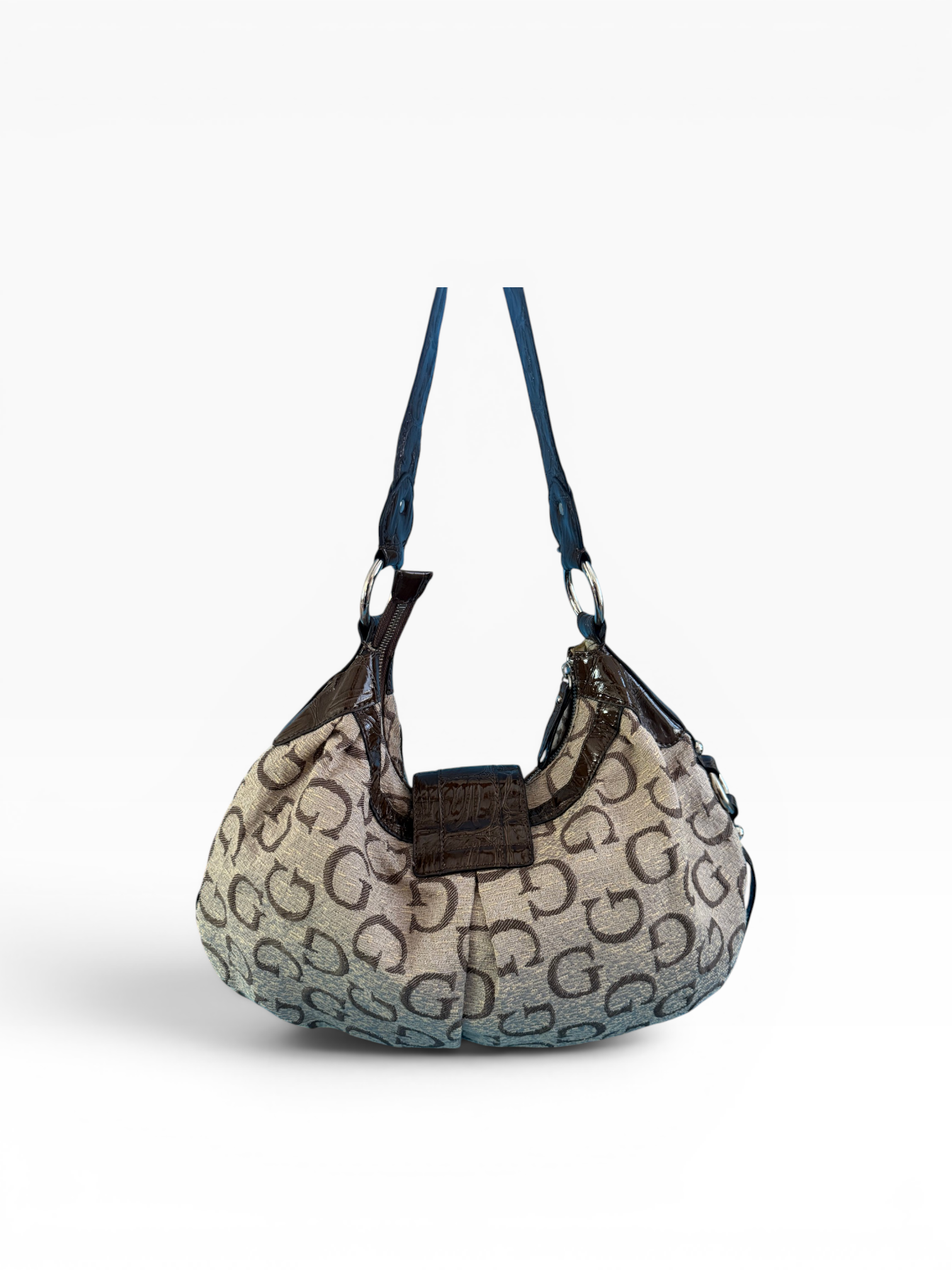 Guess Y2K Monogram Hobo Bag