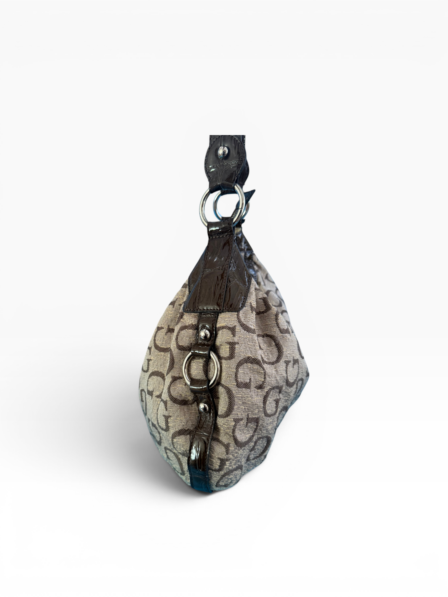 Guess Y2K Monogram Hobo Bag