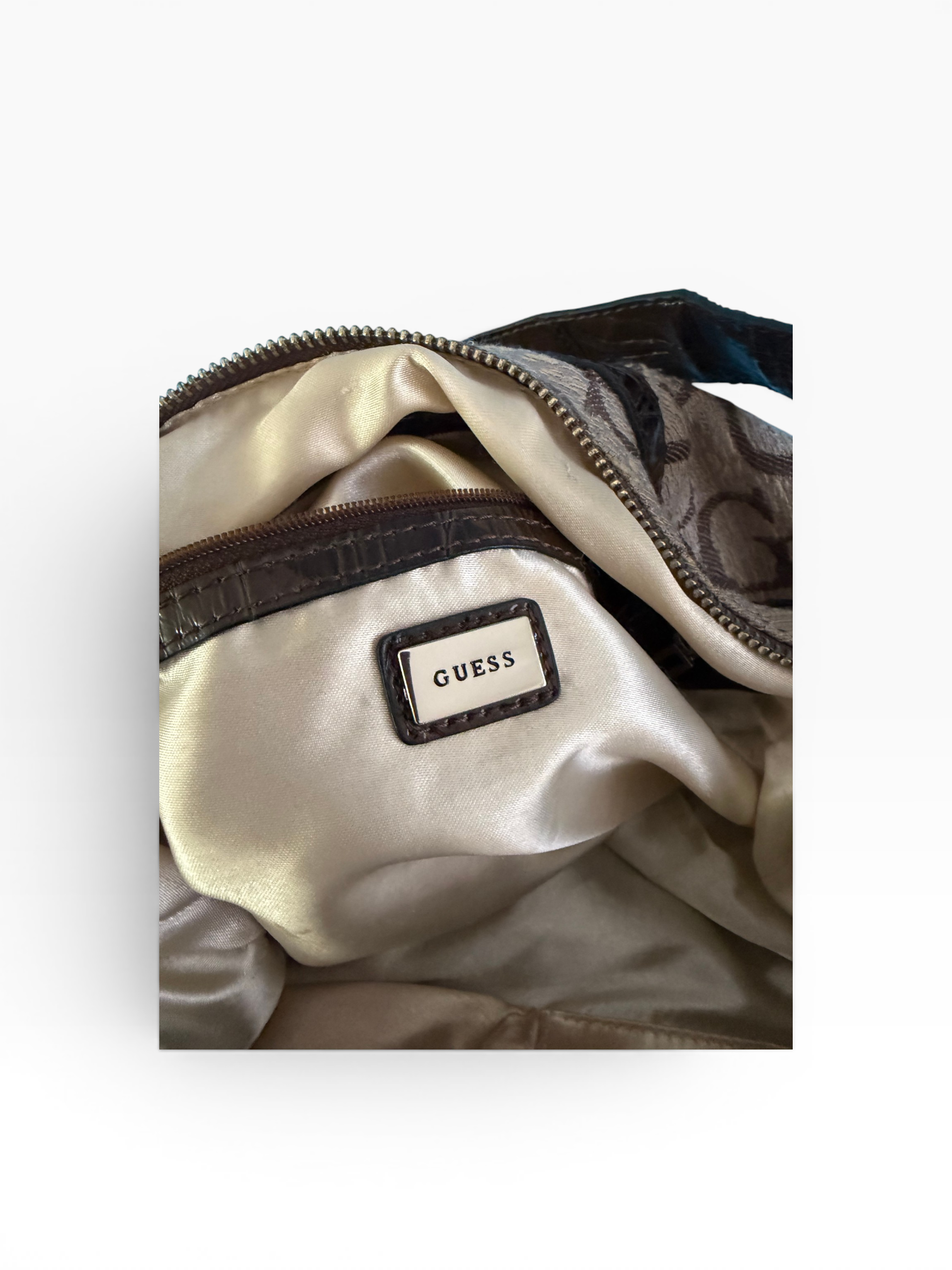 Guess Y2K Monogram Hobo Bag