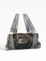 Baby Phat Y2K Gunmetal Silver Charm Satchel