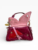 Bracher Emden Jeweled Patchwork Shoulder Bag