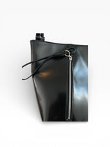 KARA New York Black Zip Bucket Bag