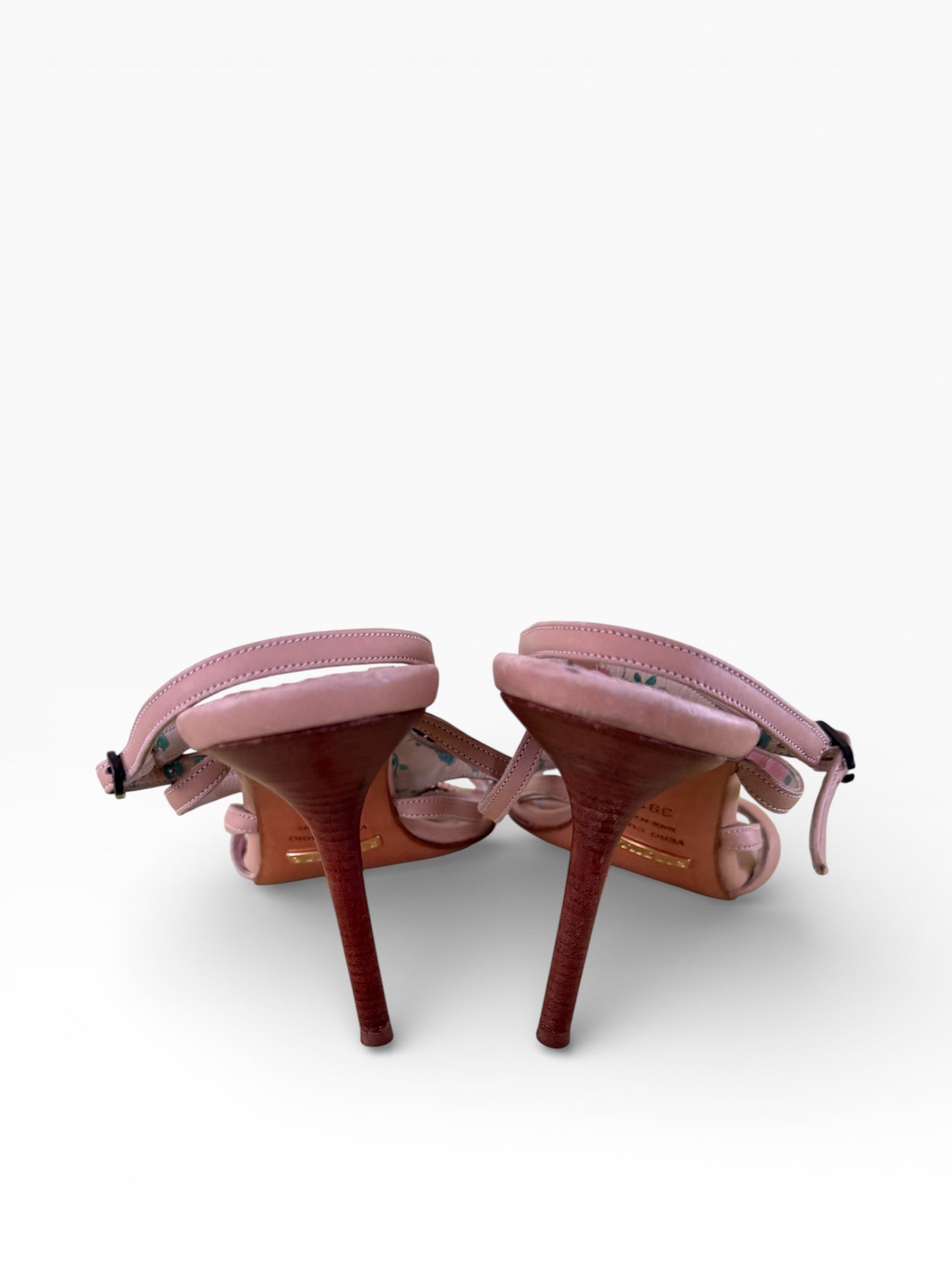 Le Silla Crystal Medallion Strappy Heels