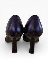 Gucci Python Strap D'Orsay Pointed Toe Pumps