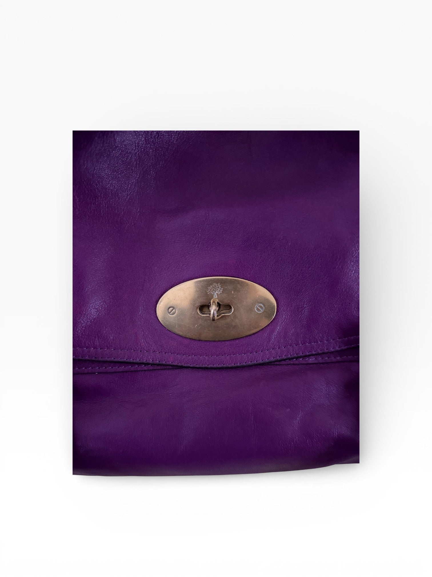 Mulberry Alexa Oversized Satchel in Purple Violet