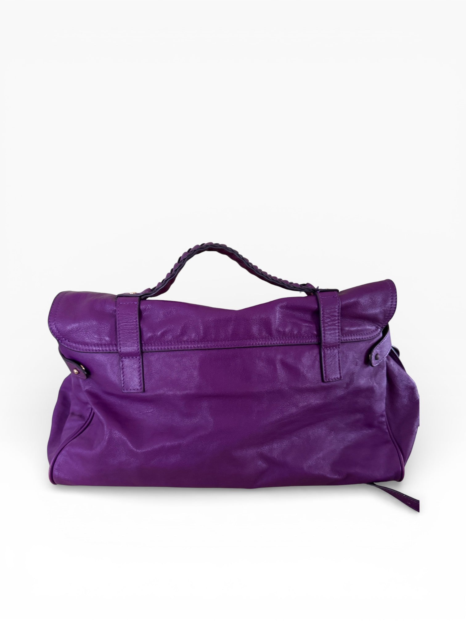 Mulberry Alexa Oversized Satchel in Purple Violet
