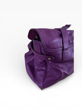 Mulberry Alexa Oversized Satchel in Purple Violet