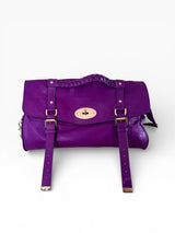 Mulberry Alexa Oversized Satchel in Purple Violet