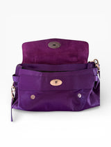 Mulberry Alexa Oversized Satchel in Purple Violet