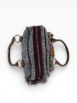 Coach Soho Tweed Satchel with Swarovski Crystal Bow