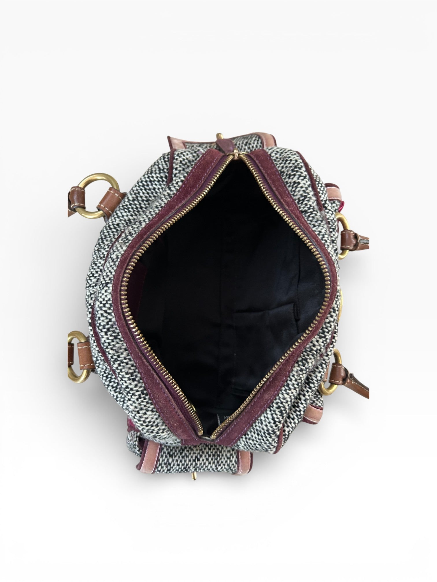 Coach Soho Tweed Satchel with Swarovski Crystal Bow